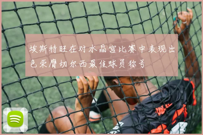 埃斯特旺在对水晶宫比赛中表现出色荣膺切尔西最佳球员称号
